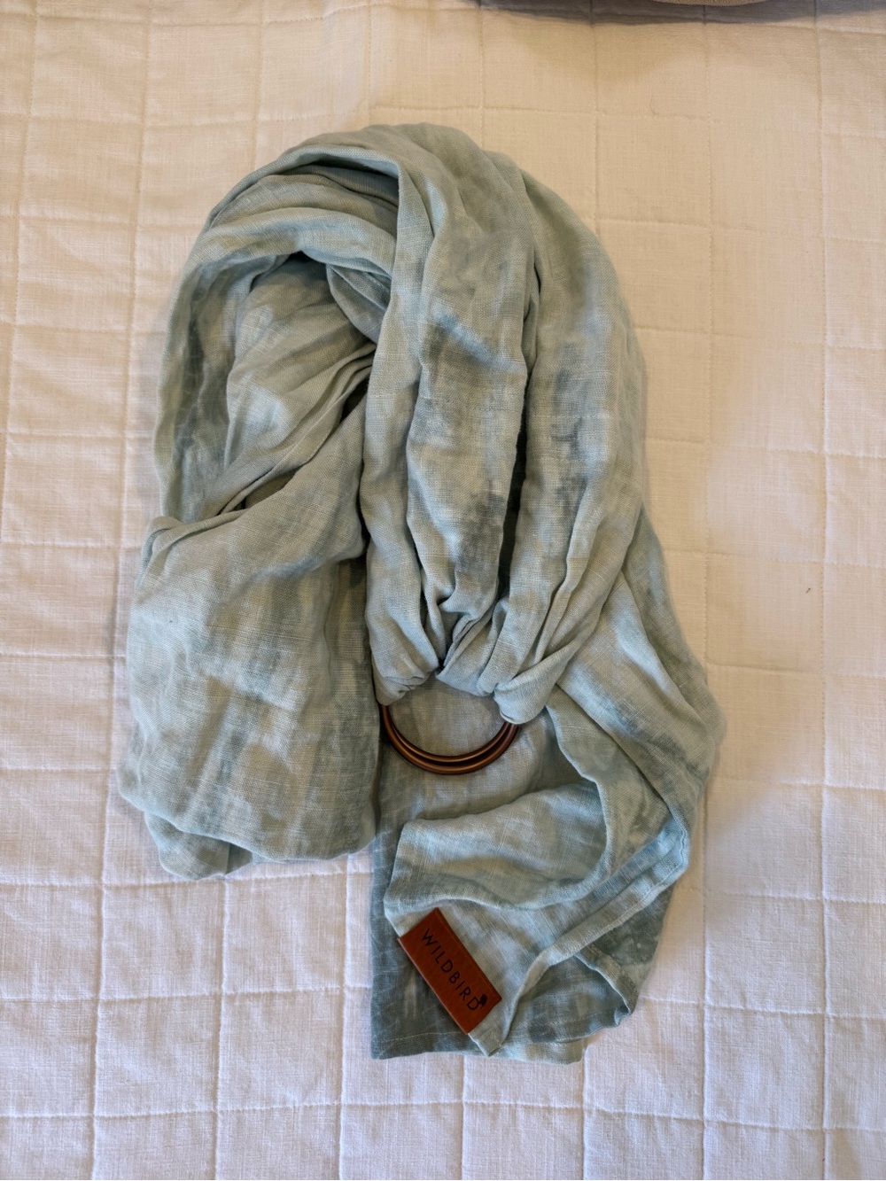 WildBird Linen Seafoam Tie-Dye Ring Sling - Picture 3 of 9
